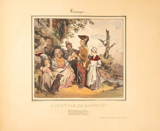 Lithographies d'après le Chansons de Beranger