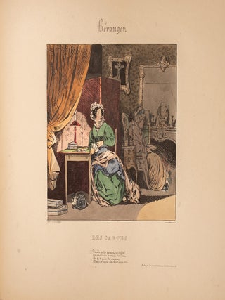 Lithographies d'apr&egrave;s le Chansons de Beranger