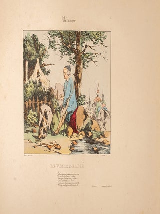 Lithographies d'après le Chansons de Beranger