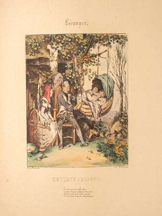 Lithographies d'après le Chansons de Beranger