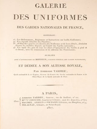 Galerie des Uniformes des Gardes Nationales de France