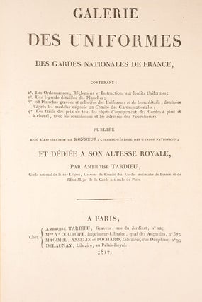 Galerie des Uniformes des Gardes Nationales de France