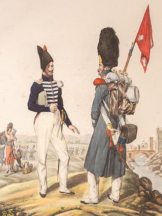 Item #06737 Collection des Uniformes de L'Armee Francais. Le Chef D'Escadron MALLET,...