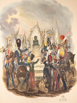 Item #06739 Collection des uniformes de l'Arm&eacute;e Francaise pr&eacute;sent&eacute;e au Roi. Charles AUBRY