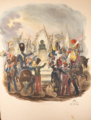 Collection des uniformes de l'Armée Francaise présentée au Roi