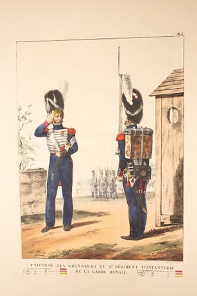 Collection des uniformes de l'Armée Francaise présentée au Roi
