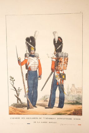 Collection des uniformes de l'Armée Francaise présentée au Roi