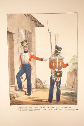 Collection des uniformes de l'Armée Francaise présentée au Roi