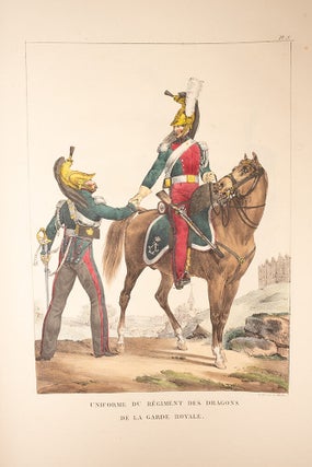 Collection des uniformes de l'Armée Francaise présentée au Roi