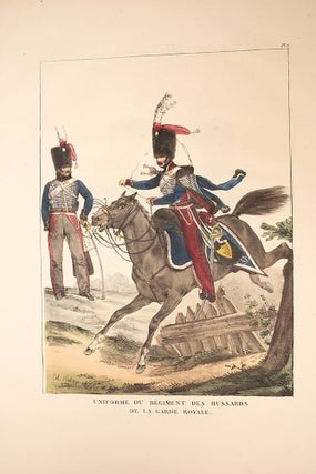 Collection des uniformes de l'Armée Francaise présentée au Roi
