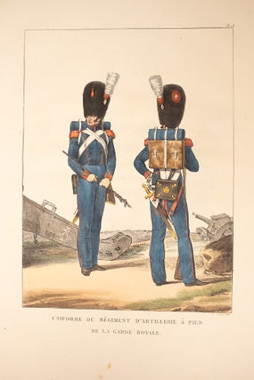 Collection des uniformes de l'Armée Francaise présentée au Roi