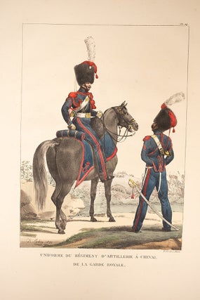 Collection des uniformes de l'Armée Francaise présentée au Roi