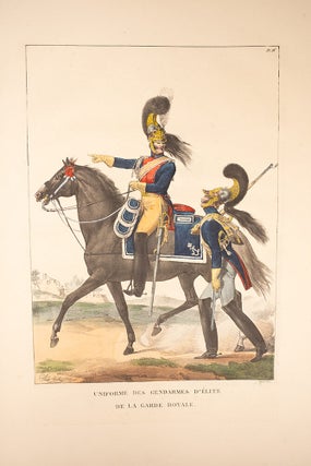 Collection des uniformes de l'Armée Francaise présentée au Roi