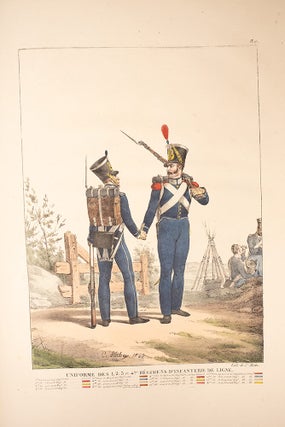 Collection des uniformes de l'Armée Francaise présentée au Roi