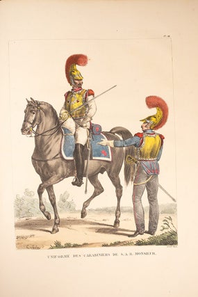 Collection des uniformes de l'Armée Francaise présentée au Roi