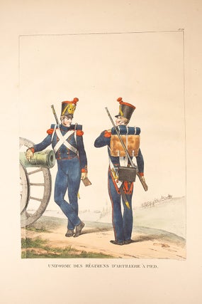 Collection des uniformes de l'Armée Francaise présentée au Roi