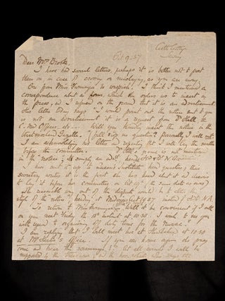 Item #06743 Autograph Letter Signed ("Beatrix Heelis") to&nbsp;Mrs. Brodie. Castle Cottage,...