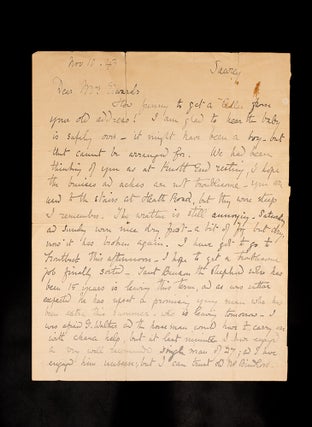 Item #06744 Autograph Letter Signed ("Beatrix Heelis") to Mrs. Edwards. Sawrey, 10...