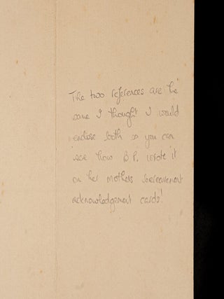 Autograph Letter Signed ("Beatrix Potter"), Castle Cottage, Sawrey, March 25, 1933