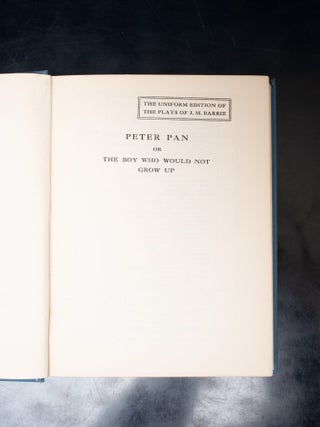 Autograph letter signed,&nbsp;&ldquo;J. M. Barrie,&rdquo;&nbsp;to&nbsp;Hilda Trevelyan, the actress who created the role of Wendy Darling in the original 1904 production of&nbsp;Peter Pan
