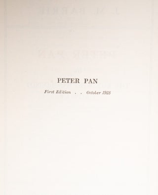 Autograph letter signed, “J. M. Barrie,” to Hilda Trevelyan, the actress who created the role of Wendy Darling in the original 1904 production of Peter Pan